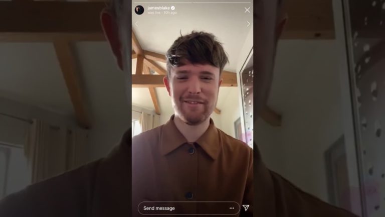 James Blake spielt erneut Instagram Live Konzert