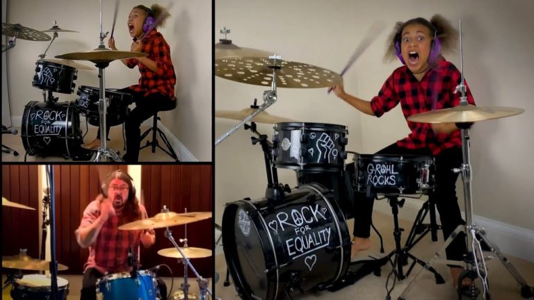 Dave Grohl liefert sich Drum Battle mit 10-jähriger Nandi Bushell